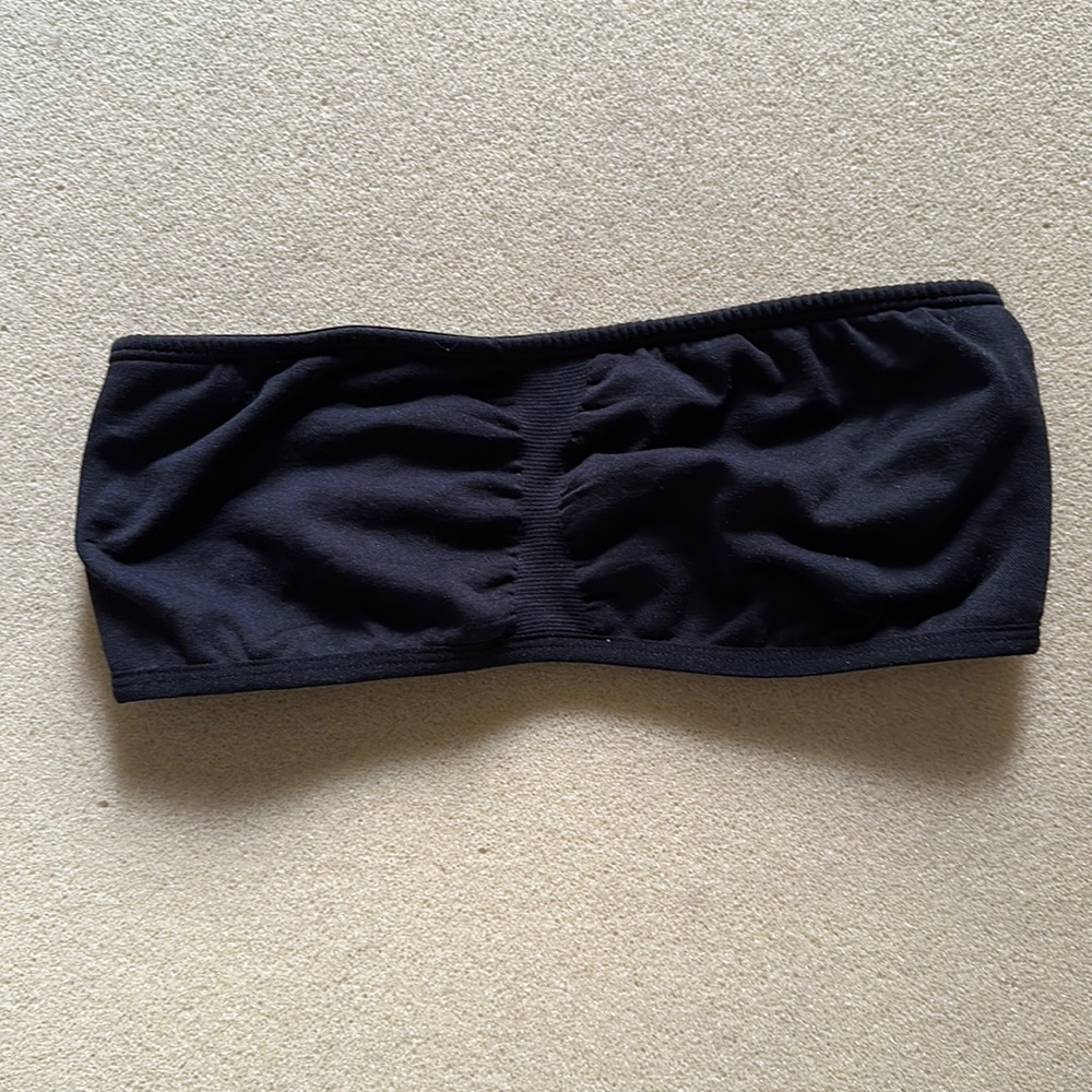 New Guess Los Angeles Cerulean Black Seamless Bandeau (M/L)